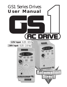 GS1 Series Drives - AutomationDirect