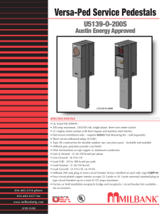 Versa-Ped Service Pedestals