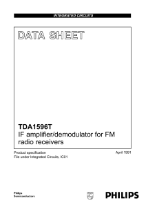 IF amplifier/demodulator for FM radio receivers