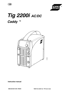Tig 2200i AC/DC