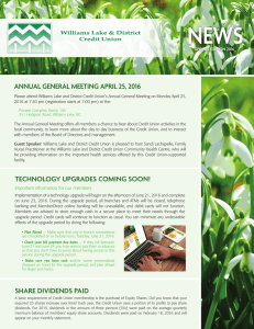 ANNUAL GENERAL MEETING APRIL 25, 2016 TECHNOLOGY