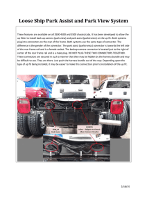 Loose Ship Park Assist and Park View System