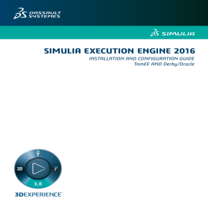 SIMULIA Execution Engine 2016 - Installation