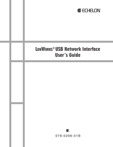 LonWorks USB Network Interface User`s Guide