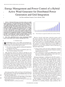 Energy Management and Power Control of a Hybrid Active Wind