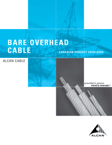 bare overhead cable