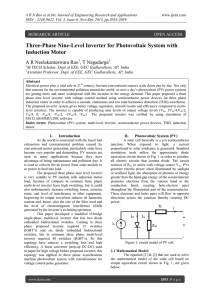 Three-Phase Nine-Level Inverter for Photovoltaic System