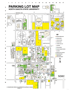 parking lot map - North Dakota State University