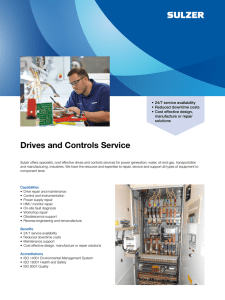 Drives and Controls Service