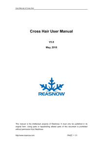 Cross Hair User Manual