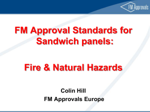 FM Approval Standards for Sandwich panels