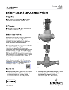 Fisher EH and EHA Control Valves