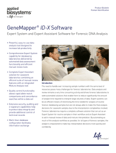 GeneMapper® ID-X Software