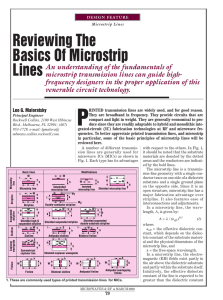 Reviewing The Basics Of Microstrip