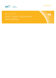 HVAC System Optimisation Methodology