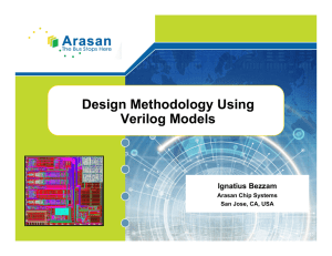 Design Methodology Using Verilog Models
