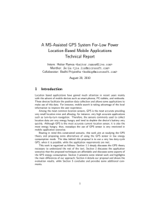 A MS-Assisted GPS System For-Low Power Location