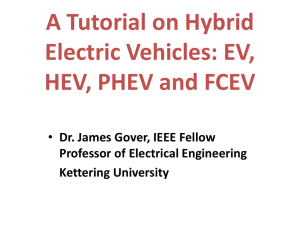 A Tutorial on Hybrid Electric Vehicles - SAE Mid