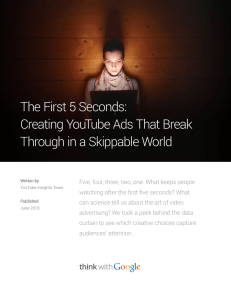 The First 5 Seconds: Creating YouTube Ads That Break Through in