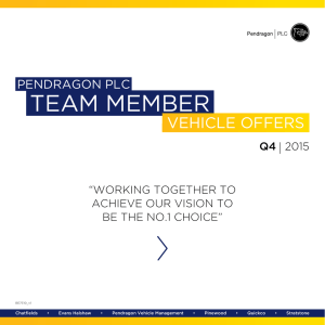 team member - Pendragon PLC