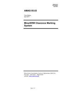 Marking of Mine-ERW - International Mine Action Standards