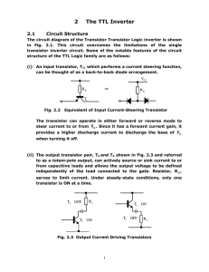 2 The TTL Inverter