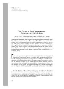 IMF staff papers Special Issue, Volume 53, 2006: The Causes of