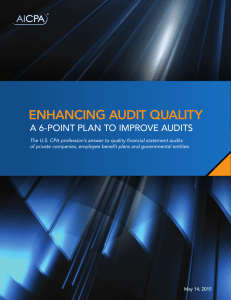enhancing audit quality