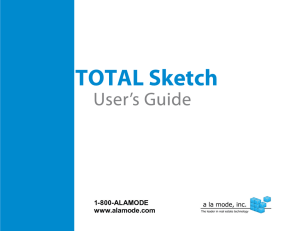 TOTAL Sketch User`s Guide - Support