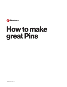 How to make great Pins - Pinterest for Business