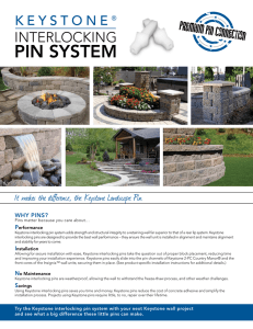 Pin SyStem - Headwaters Construction Materials