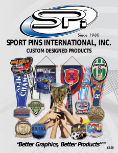 Sport Pins Custom Catalog - Sport Pins International