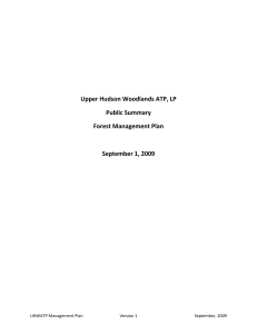Upper Hudson Woodlands ATP, LP Public Summary