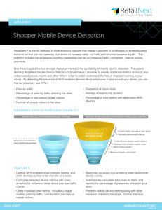 Shopper Mobile Device Detection