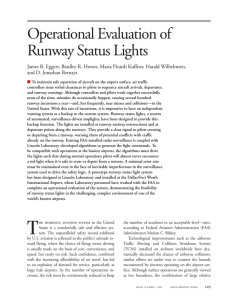 Operational Evaluation of Runway Status Lights
