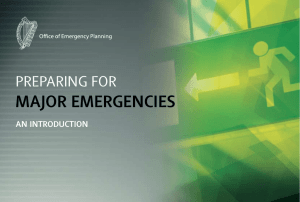 major emergencies - Emergency Planning