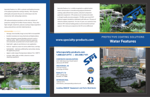 PROTECTIVE COATING SOLUTIONS Water Features