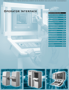 operator interface - Steven Engineering