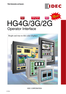 Operator Interface - Idec Elektrotechnik GmbH