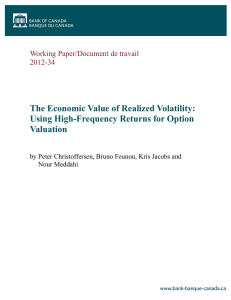 The Economic Value of Realized Volatility: Using