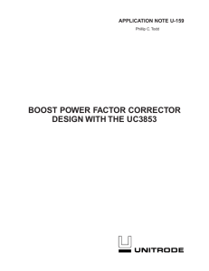 boost power factor corrector design with the
