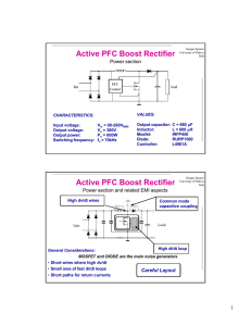 Active PFC Boost Rectifier