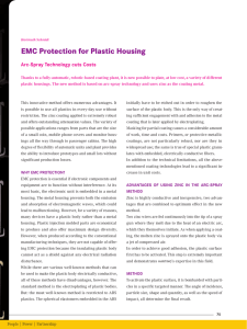 EMC Protection for Plastic Housing