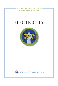 Electricity Merit Badge Pamphlet 35886