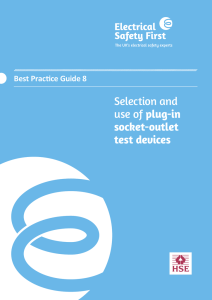 Selection and use of plug-in socket