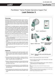 Leak Detector II - Azbil Corporation