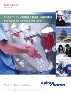 Steam to Water Heat Transfer