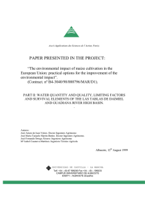 PAPER PRESENTED IN THE PROJECT:
