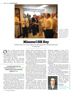 Missouri HR Day - Human Resources Association of Central Missouri