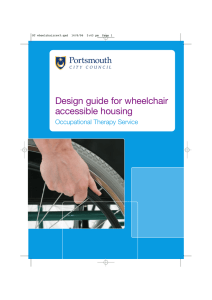 Design guide for wheelchair accessible housing